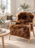 Peau de mouton – XL Brun 140cm