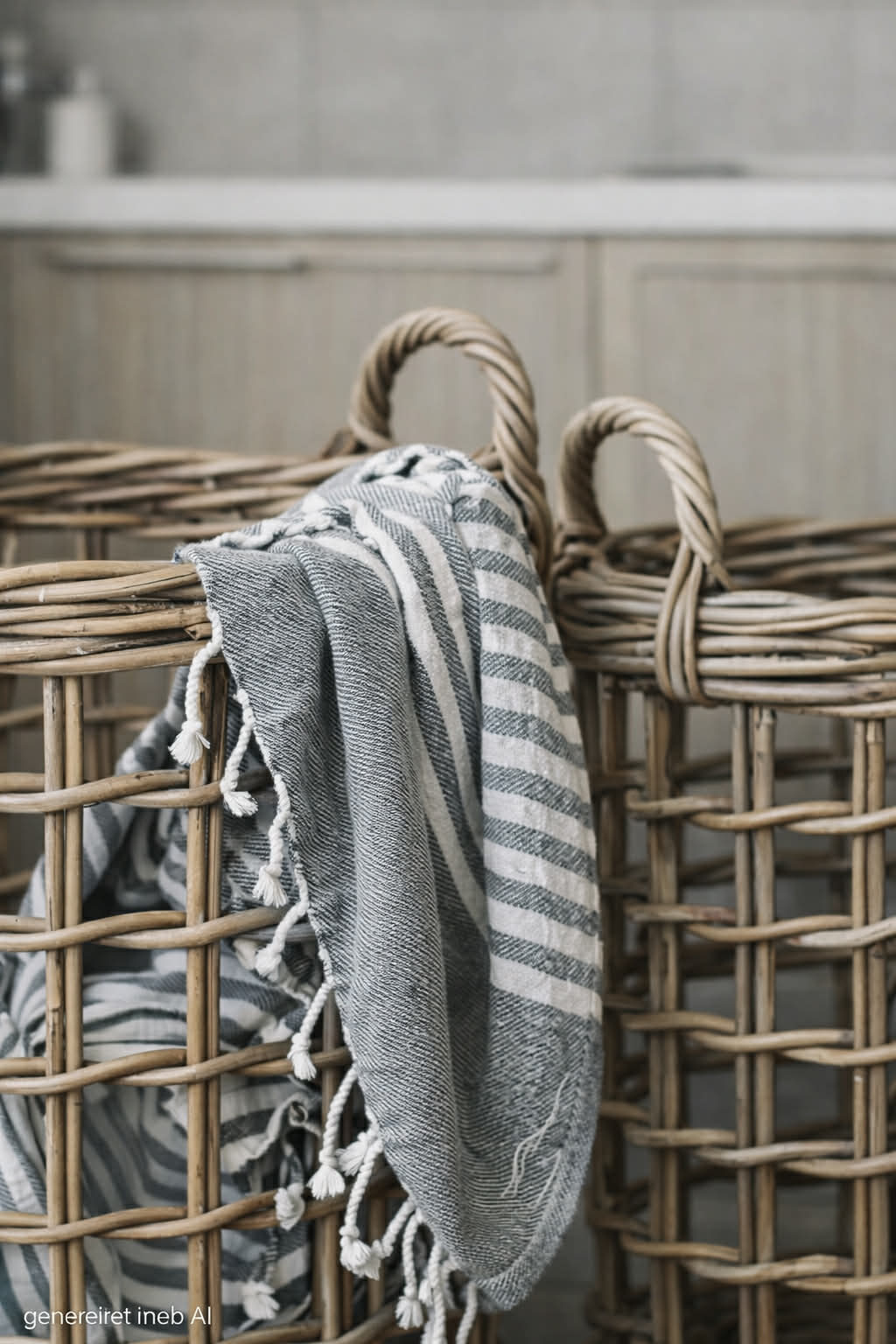 Paniers à linge - Lot de 2 pièces
