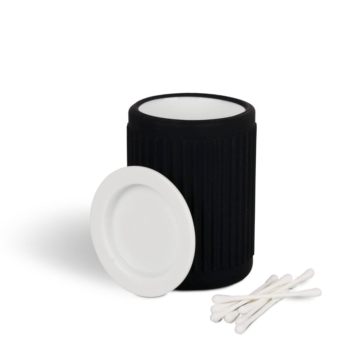 Pot de rangement Daily Soft – Porcelaine blanche/noire
