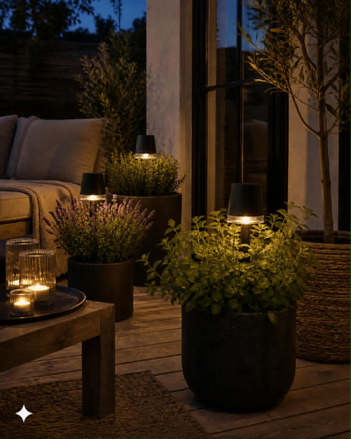 Lampe de jardin KIA solar