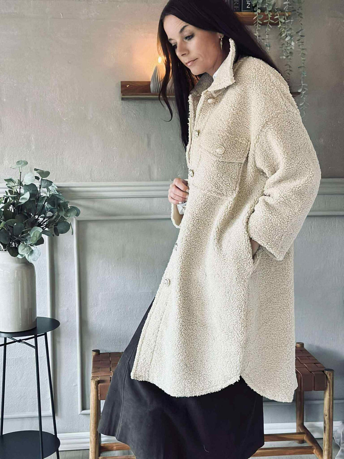 Veste Teddy Lois beige