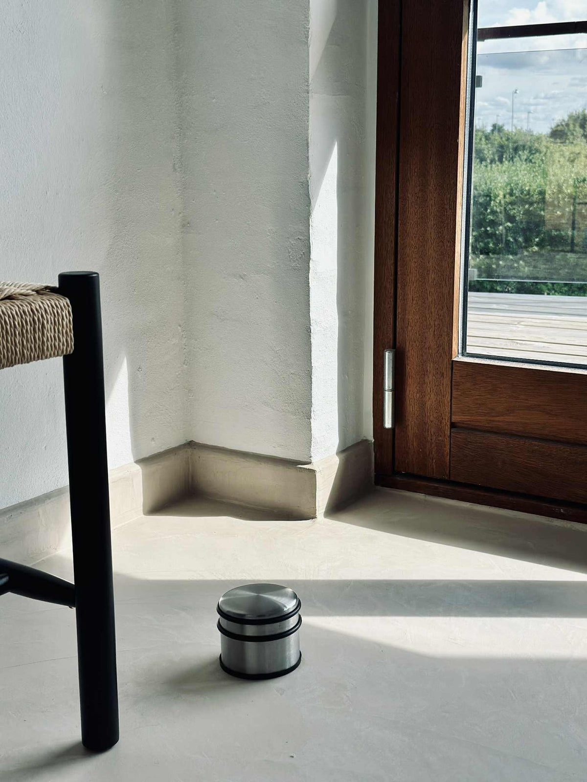 Butée de porte acier inoxydable