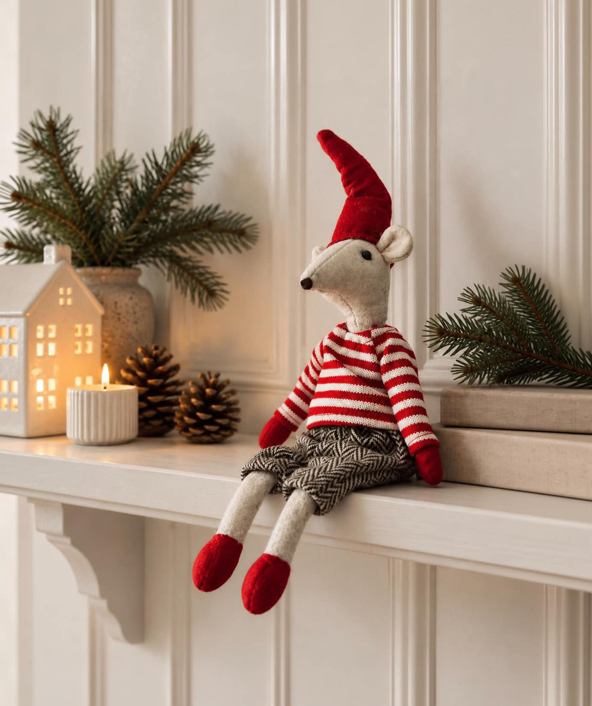Souris de lutin 37 cm - Garçon