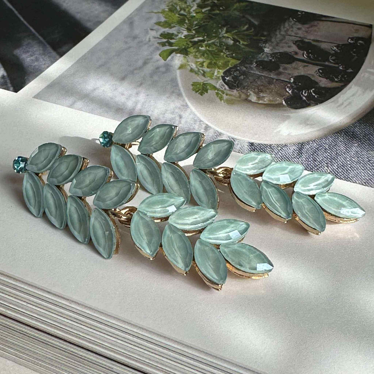 Boucles d’oreilles Leona - Aqua