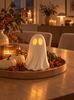 Fantôme avec éclairage LED - céramique – Halloween