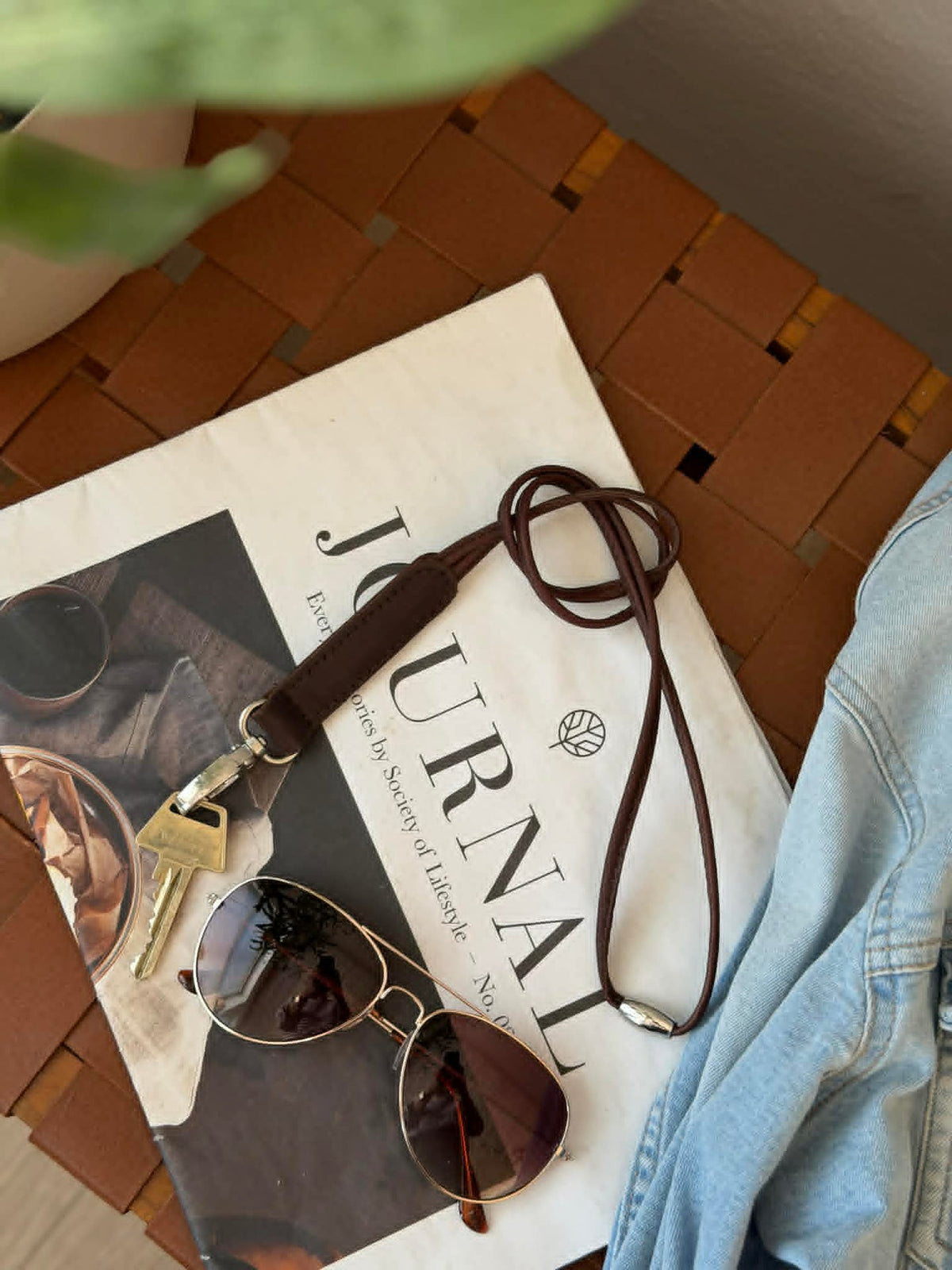 Keyhanger marron foncé