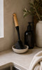 Brosse à vaisselle avec manche en bambou