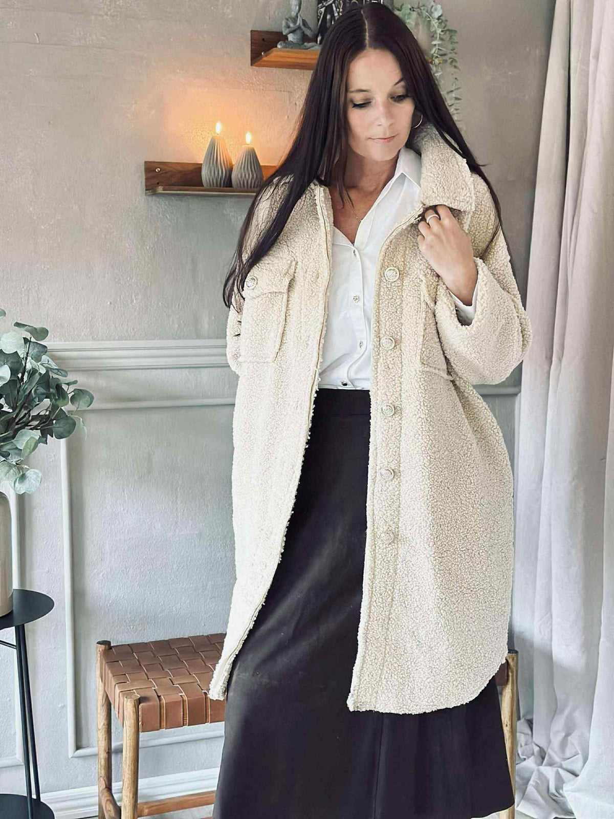 Veste Teddy Lois beige