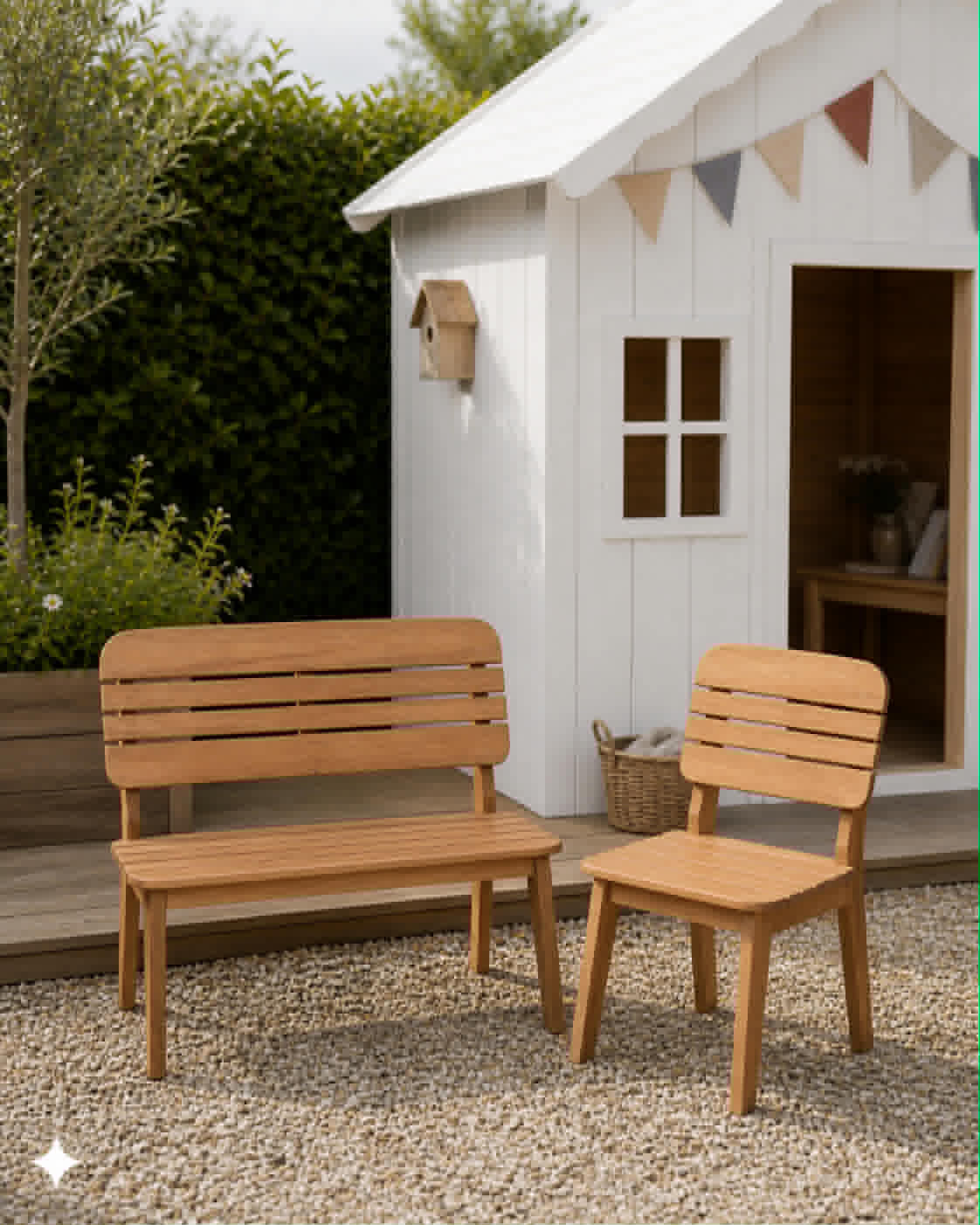 Banc pour enfants Akacia