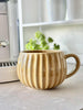 Tasse VIGA Rayures - Moutarde