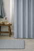 Rideau de douche Minna - Gris / Bleu