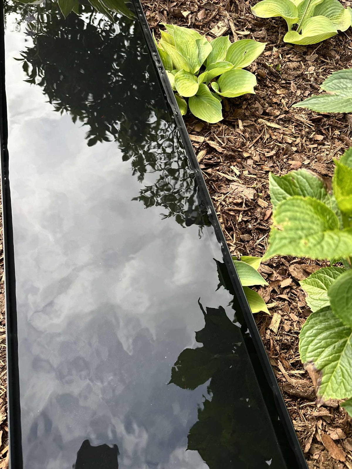 Bassin miroir Rectangle - Noir