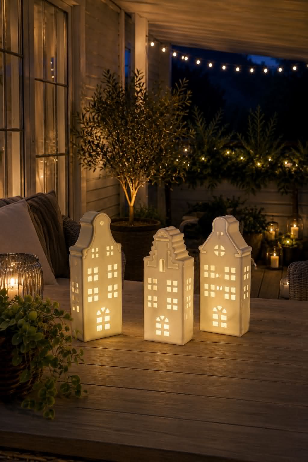 Maison lumineuse à LED - WHITE MIX