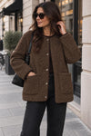Veste Lucile Brown teddy