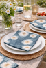 Serviettes blue flower - 20 pcs