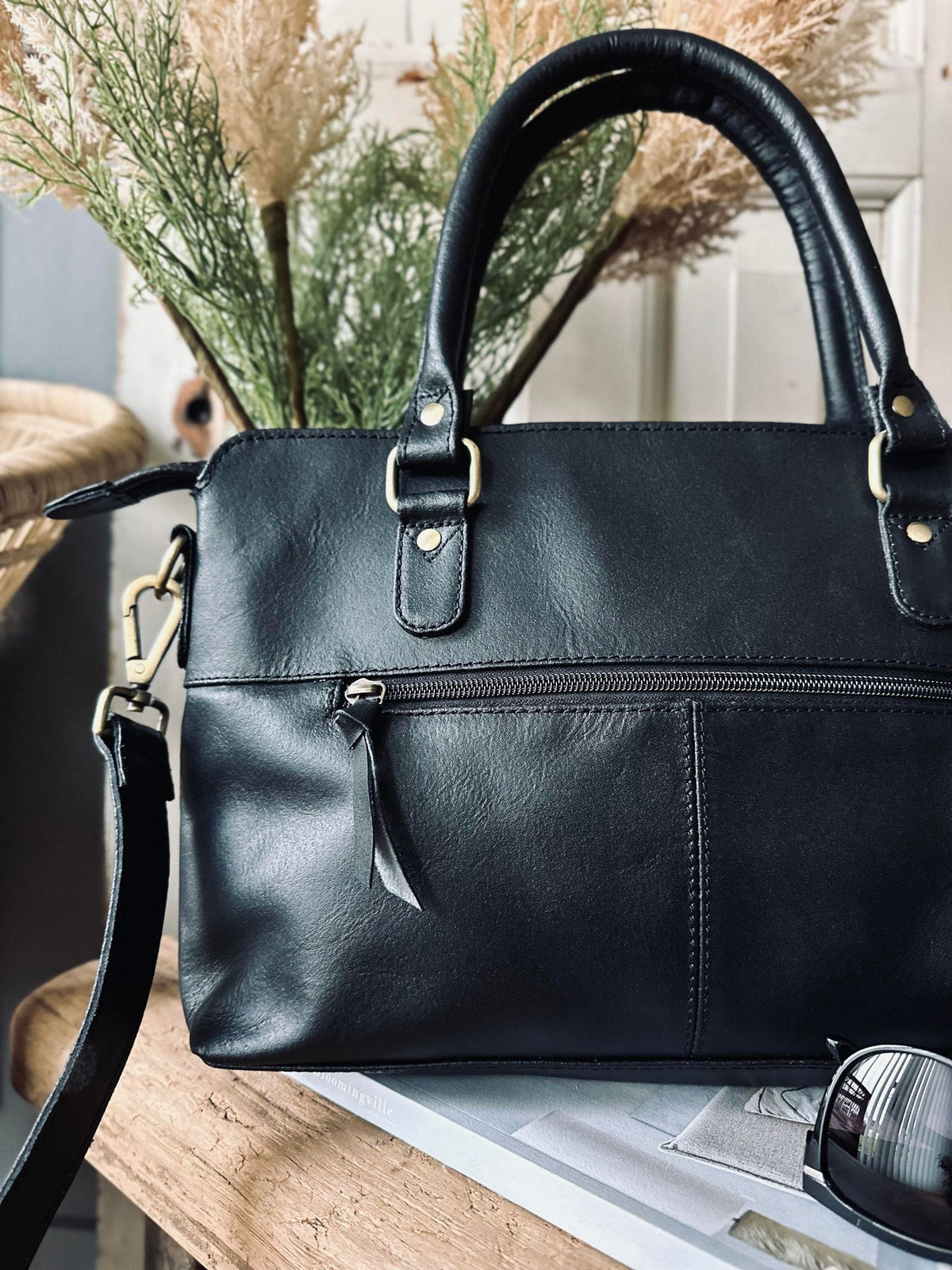 Shopper / sac de travail Tessa - Black