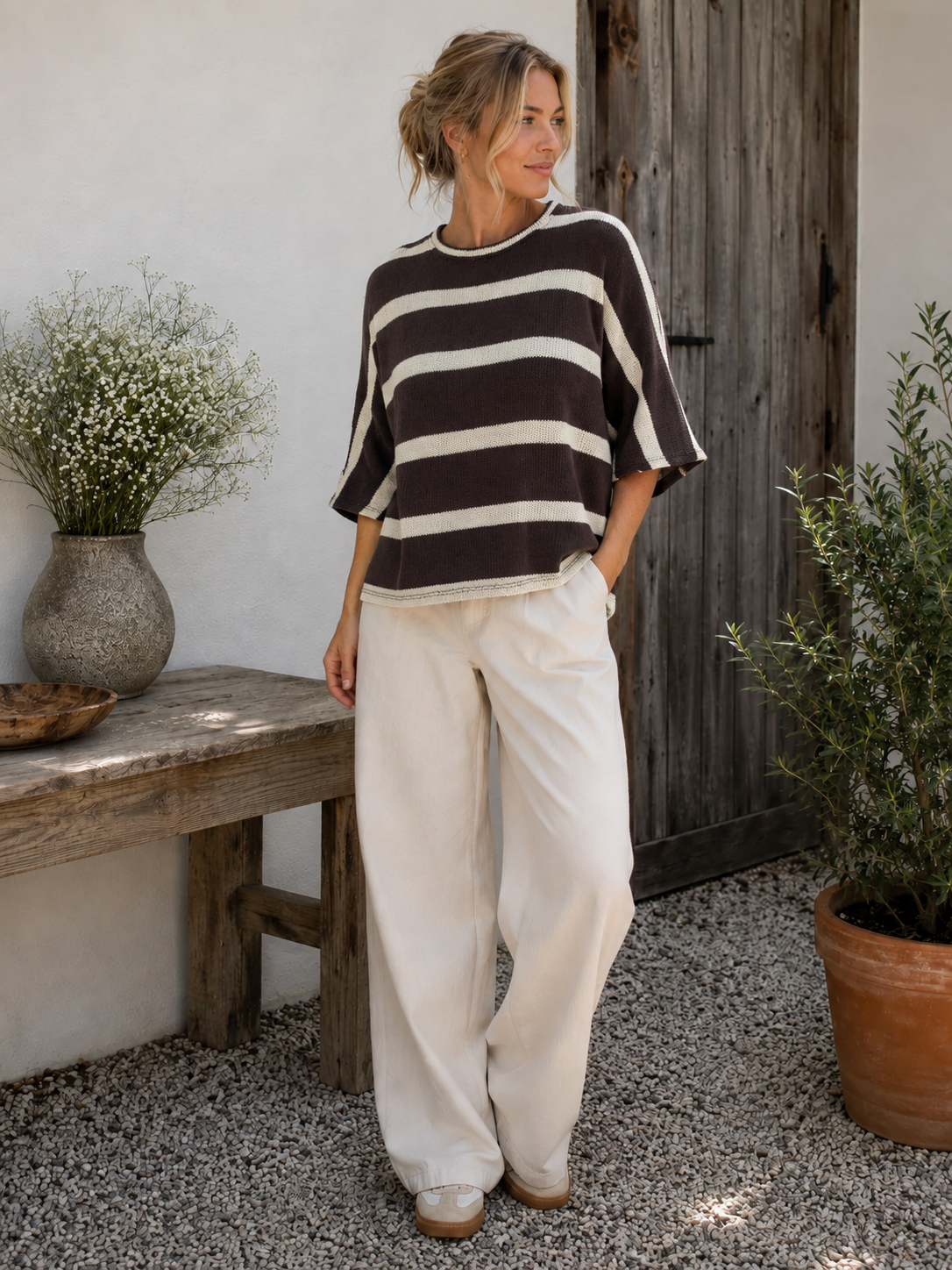 Pull en maille Cascade