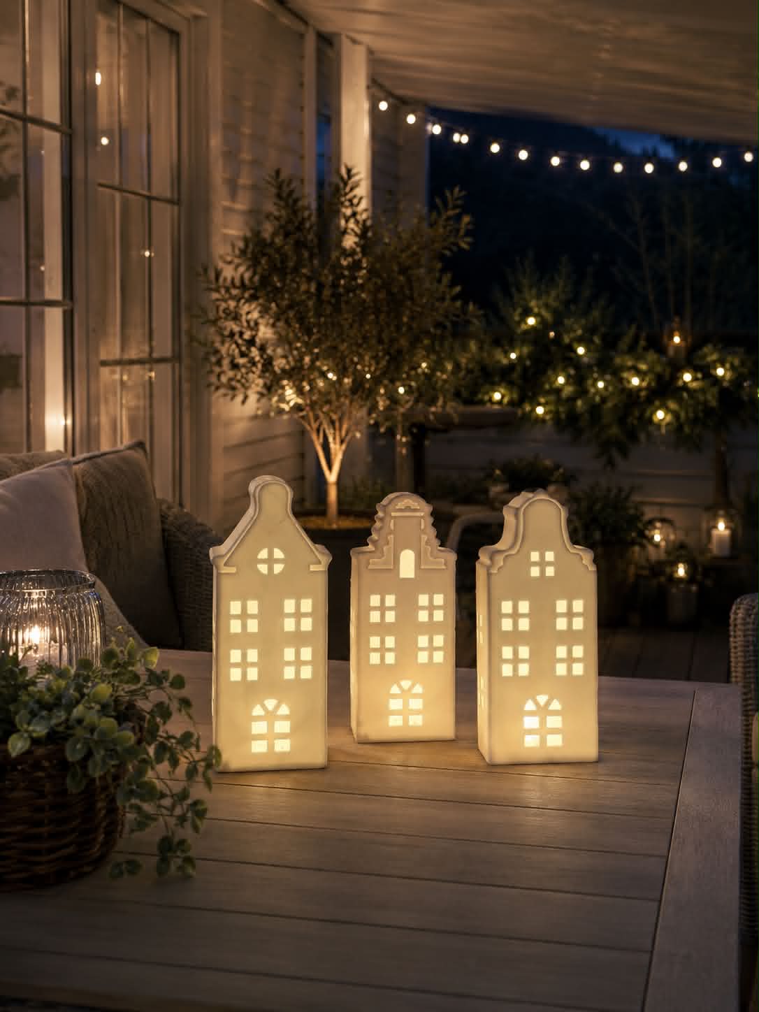 Maison lumineuse à LED - WHITE MIX