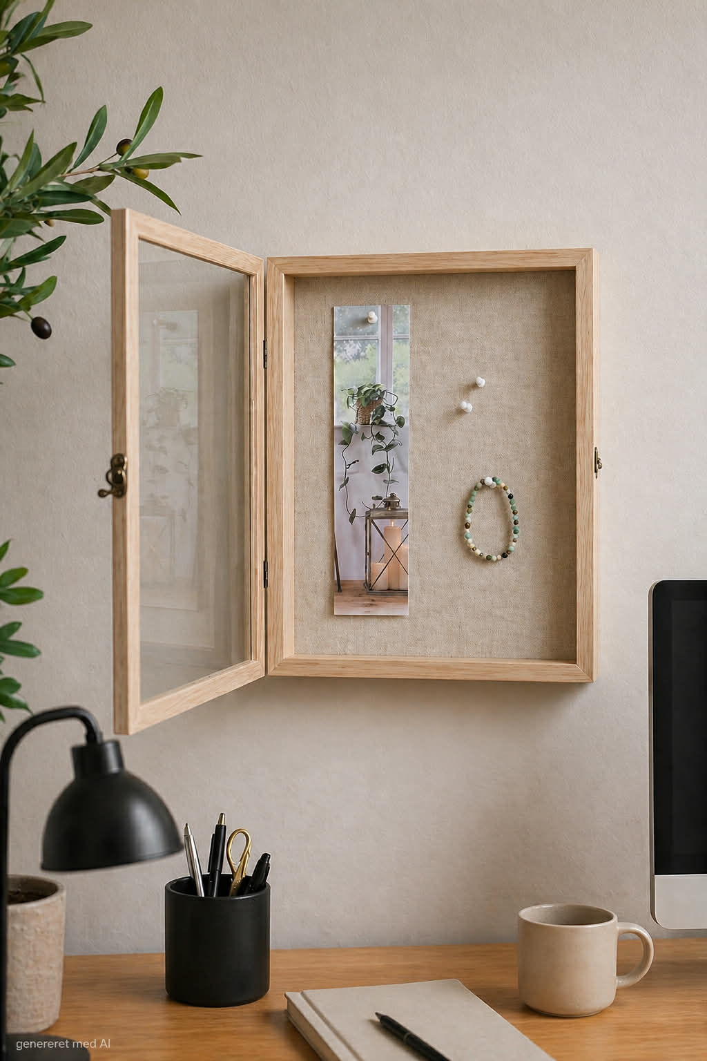 Cadre 3D/panneau d’affichage - Naturel