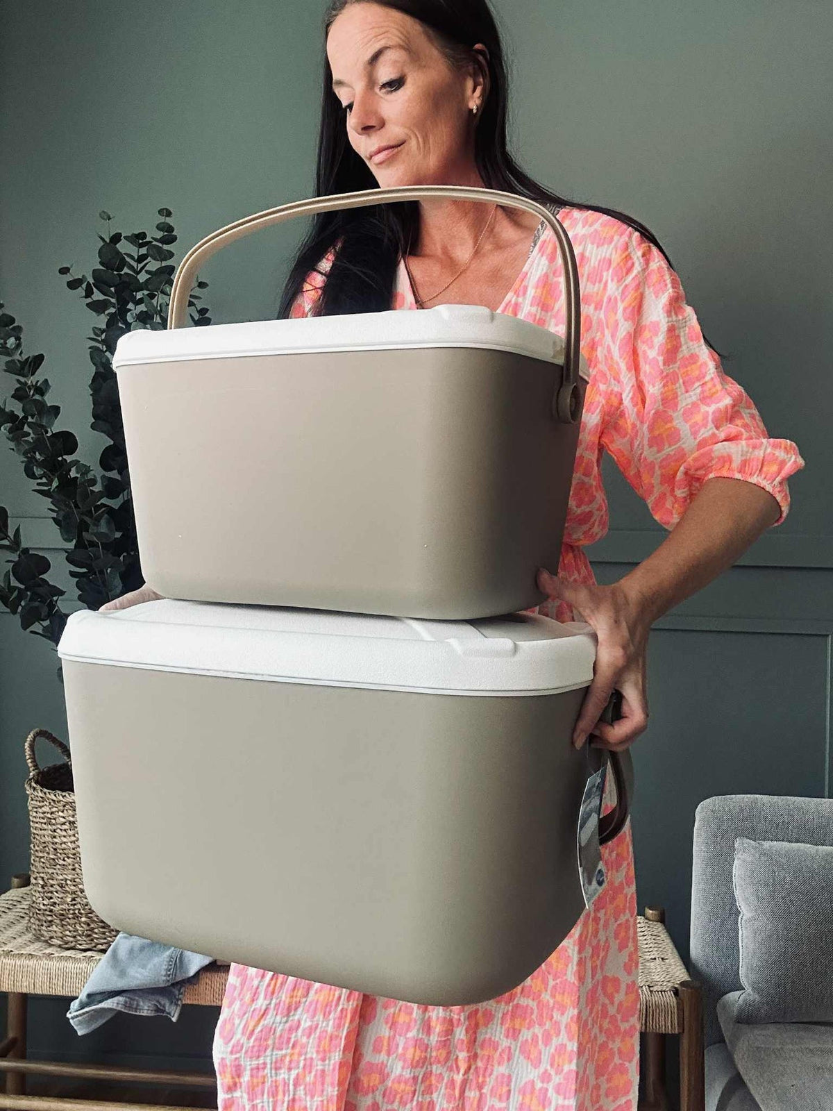 COOLER BOX - Lot de 2 pièces Beige