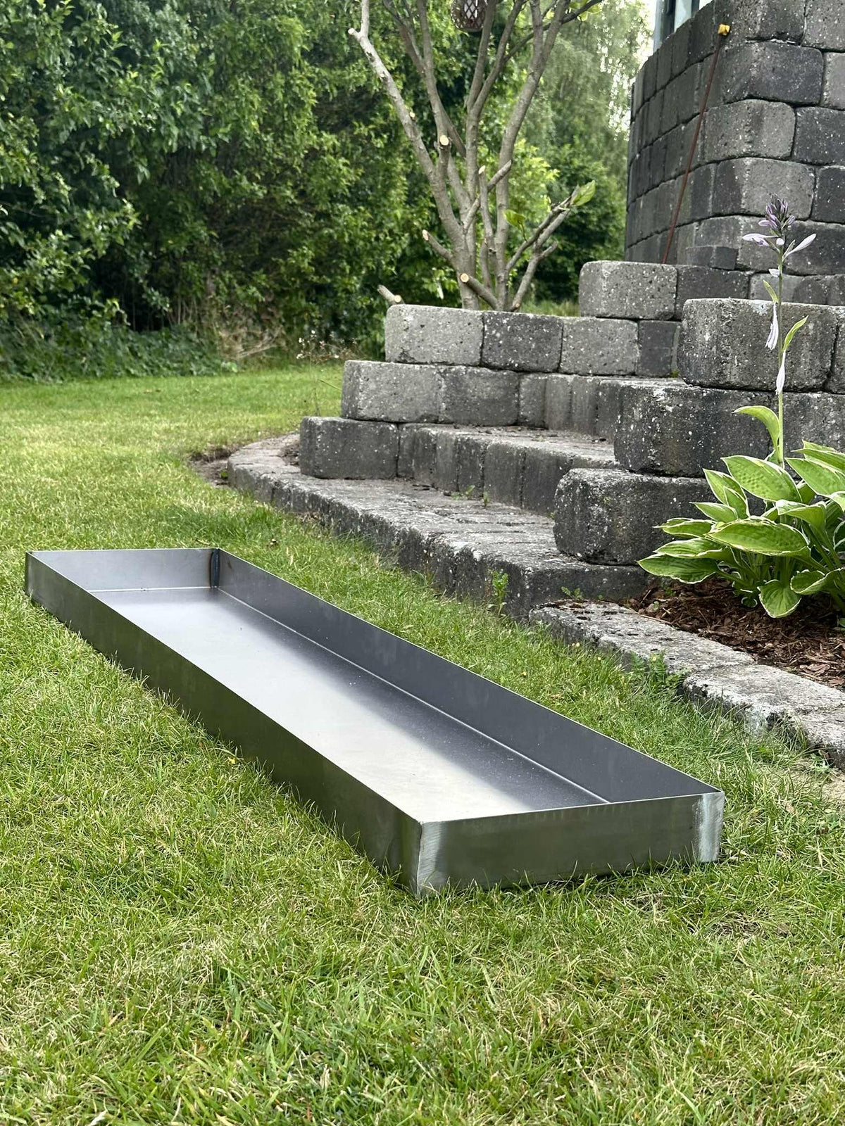 Bassin miroir Rectangle - Rouille