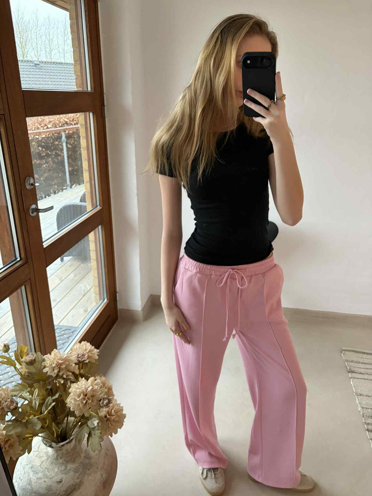 Pantalon Mathilda - rose bébé