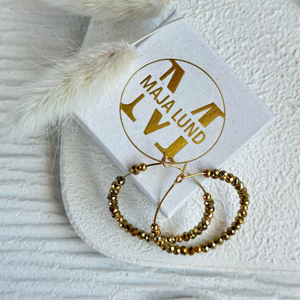 Boucles d’oreilles Merle – Doré