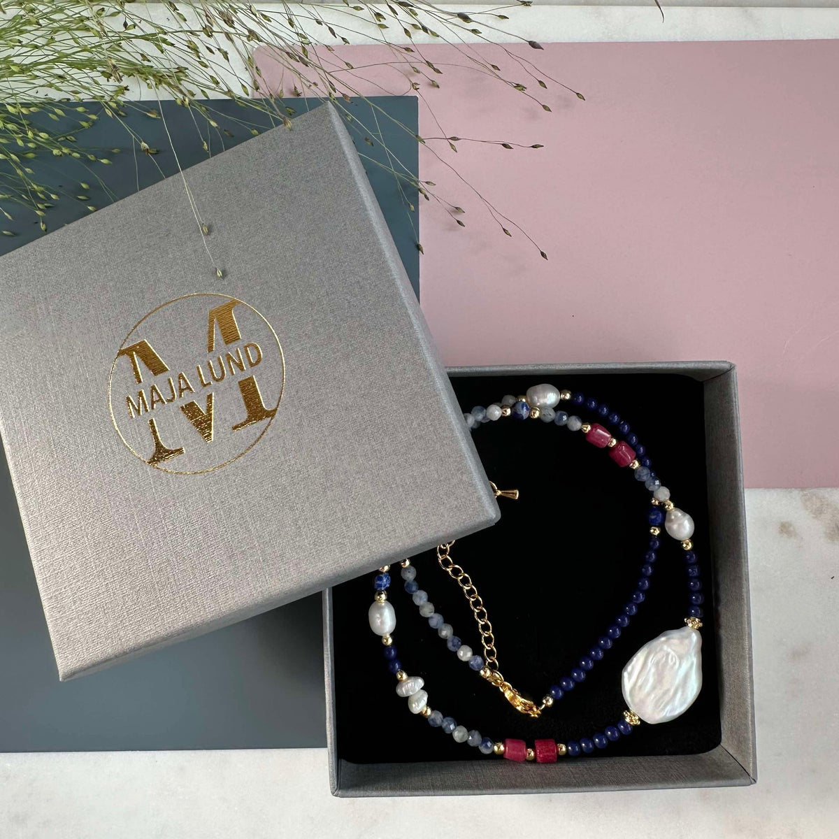 Collier Annika avec perles d’eau douce