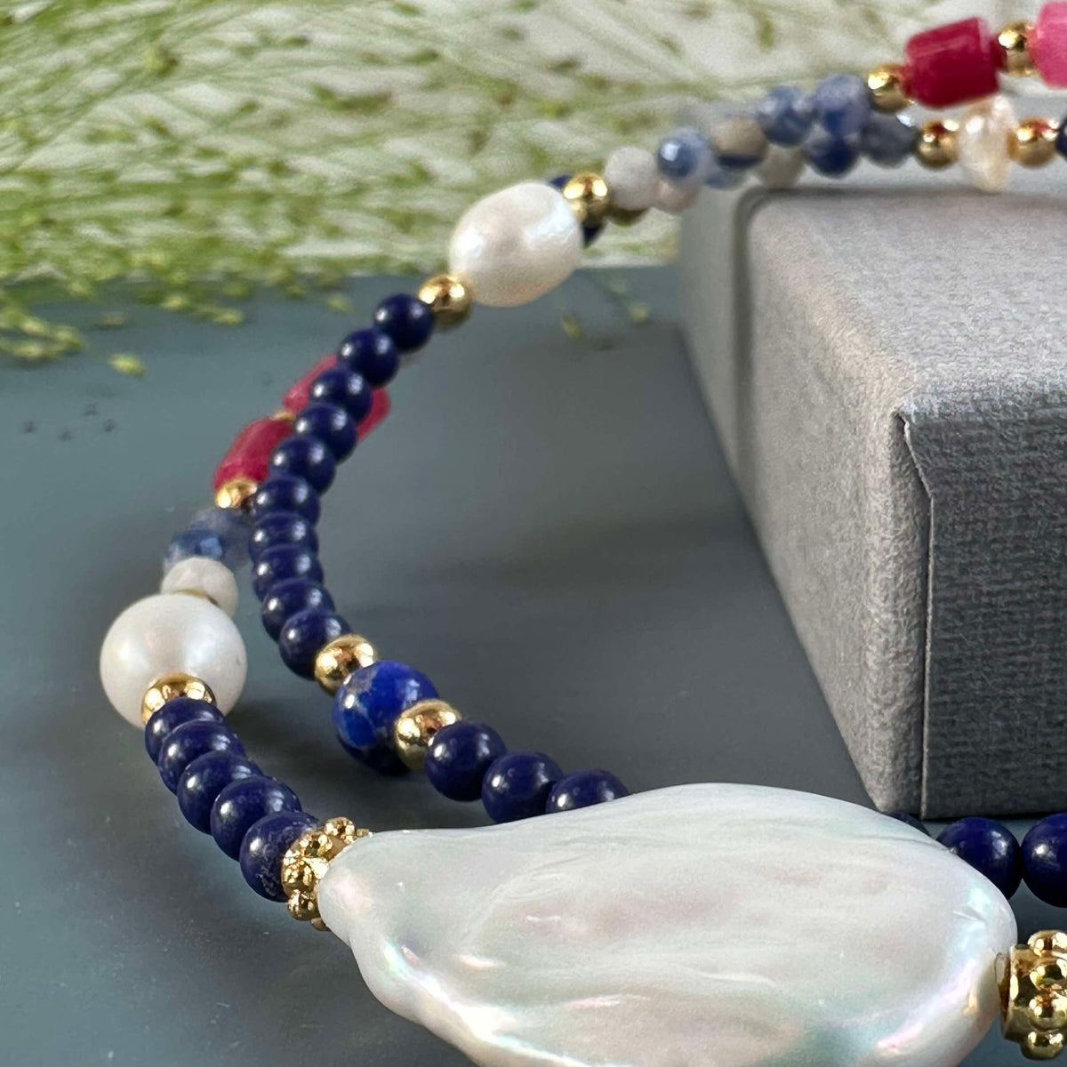 Collier Annika avec perles d’eau douce