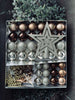 Box mix de boules de Noël 45 pièces