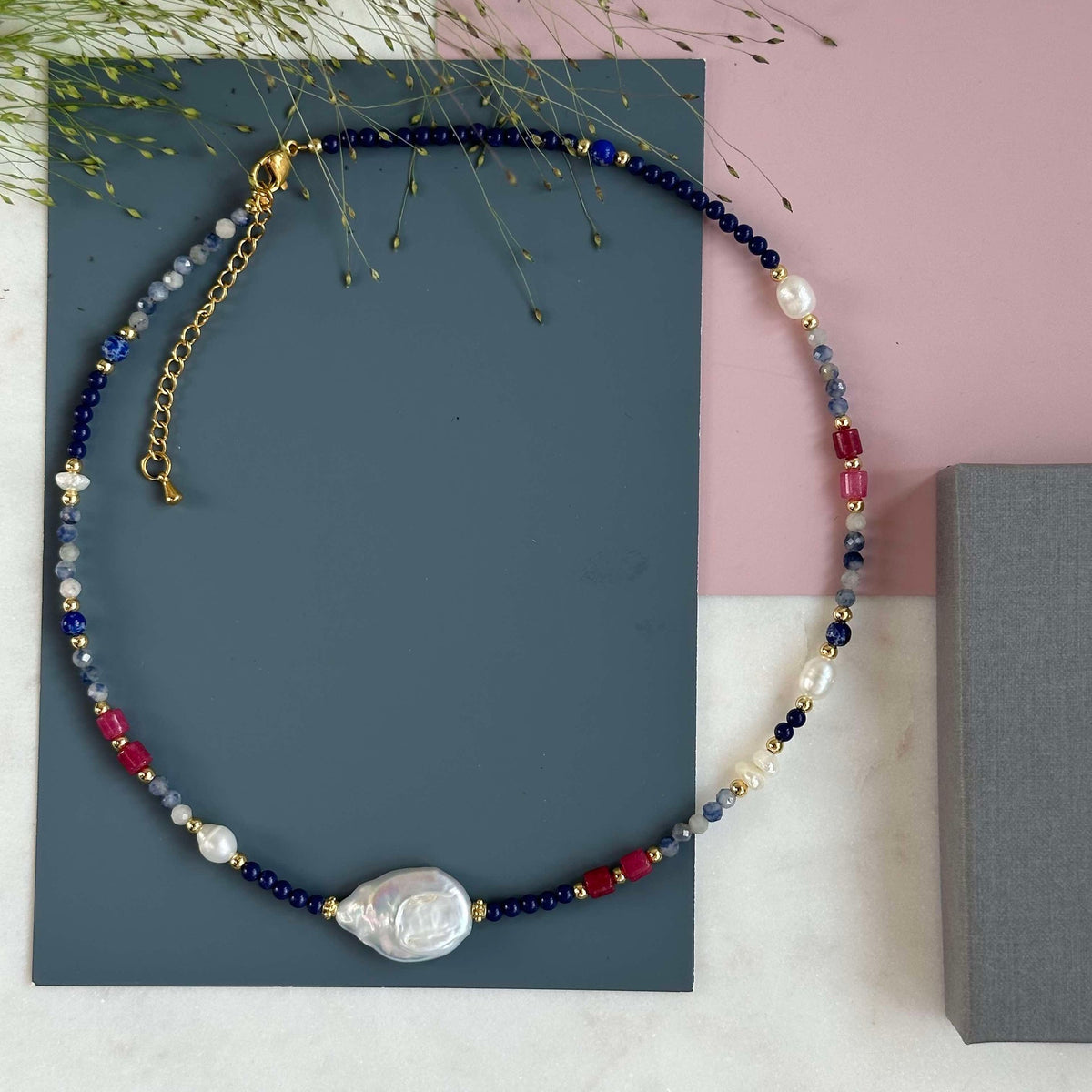 Collier Annika avec perles d’eau douce