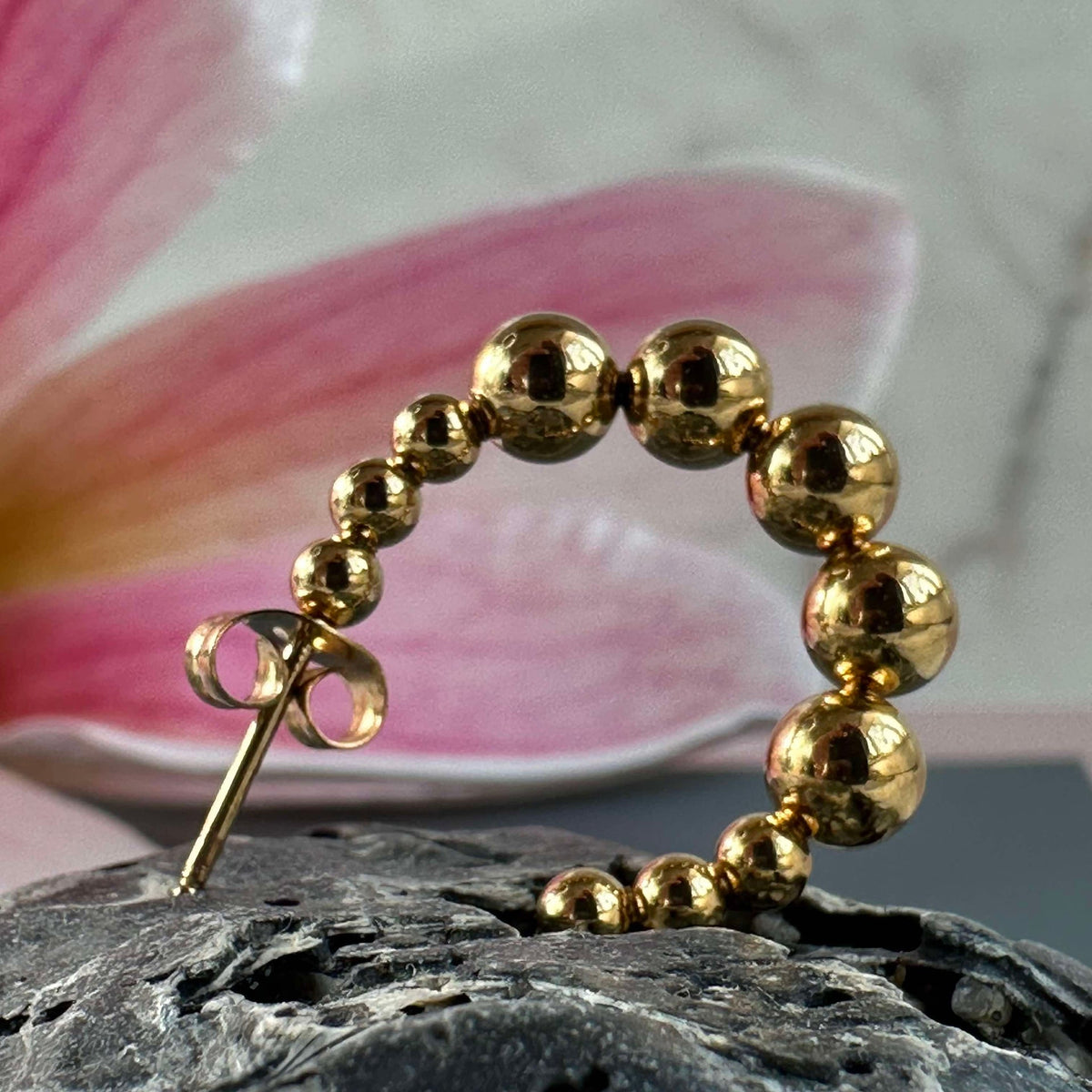 Boucles d’oreilles Gunilla 20 mm - plaqué or 18k