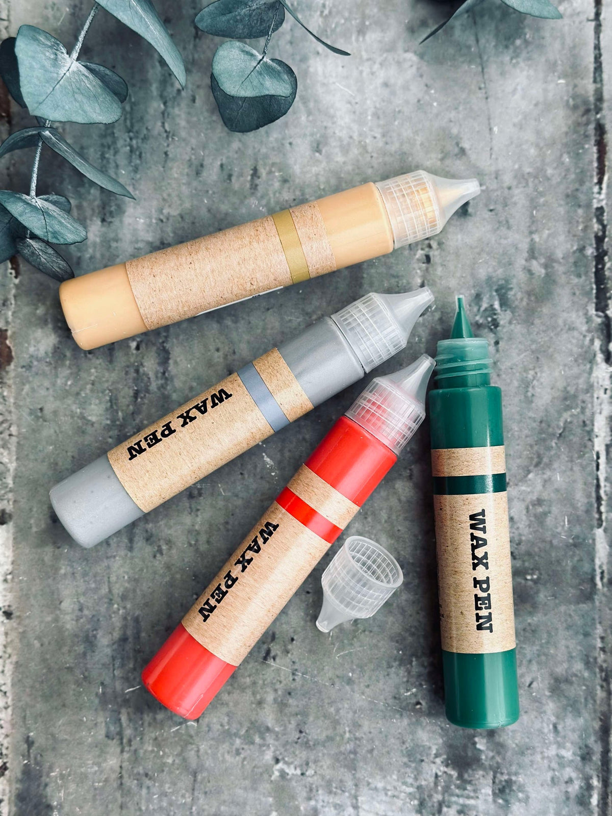 Feutres pour décoration sur bougies - Stylo cire