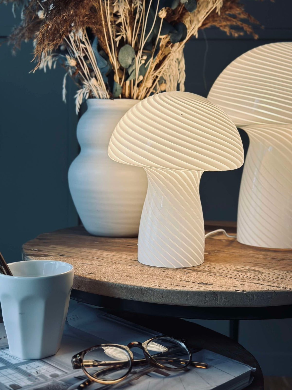 Mushroom Elsa - Blanc 24 cm