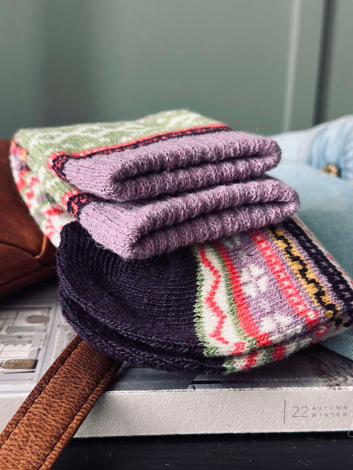 Chaussettes - Mélange lilas