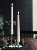 Cierges décoratifs / Lot de 2 pièces et télécommande – Blanc 24 cm
