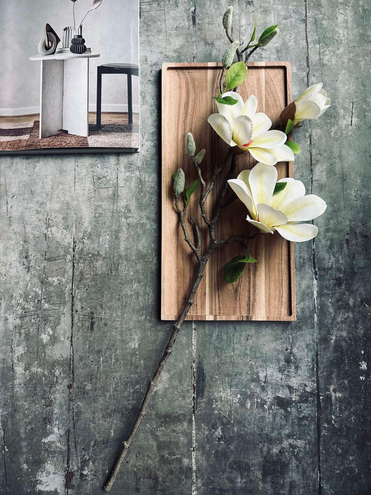 Fleur Magnolia - Blanc