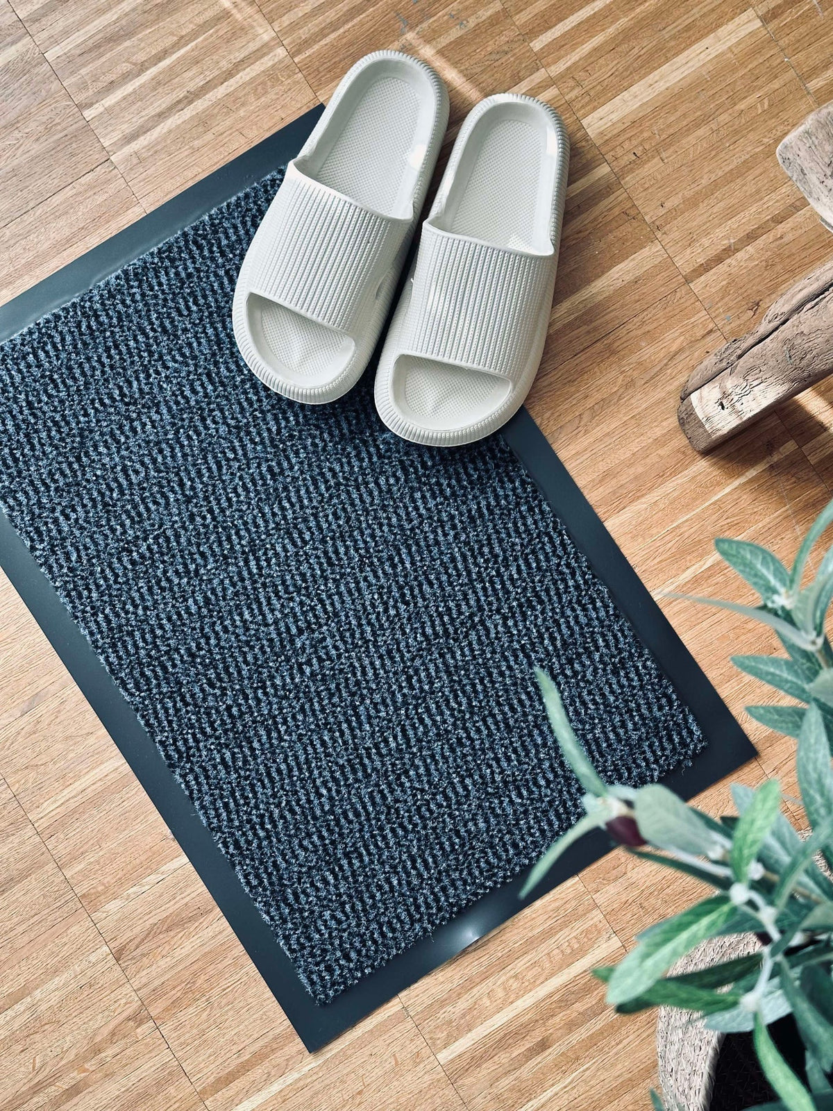 Tapis de propreté LISA - Bleu / Noir