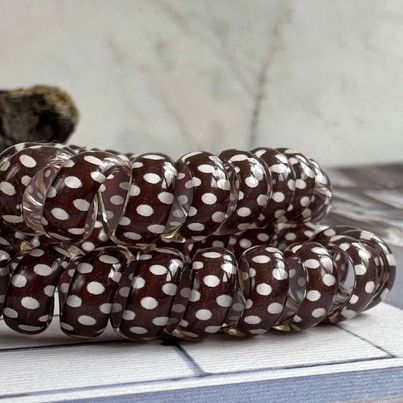 Élastiques pour cheveux Spirale Brown - 2 pcs