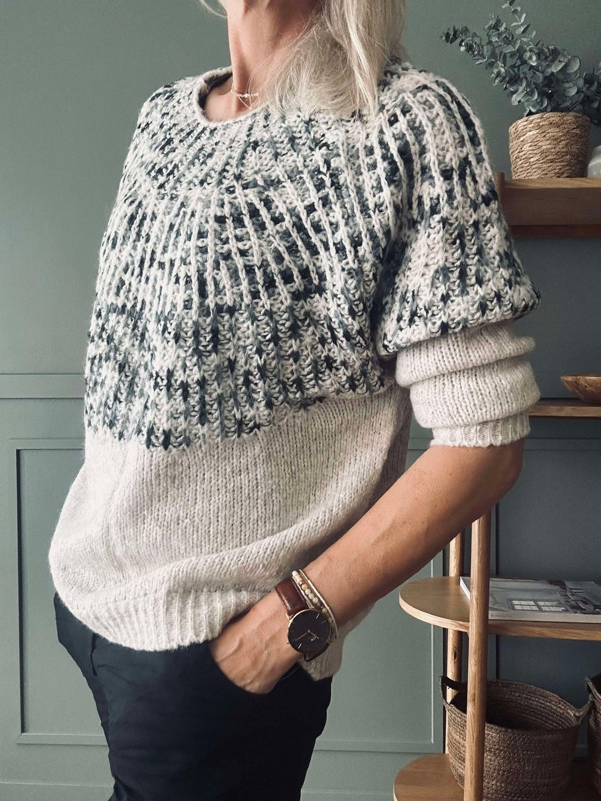 Pull en maille Lilia Grigio