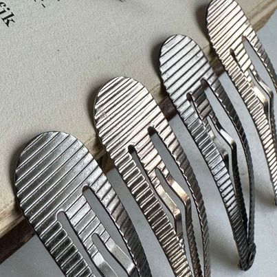Barrettes à cheveux Silver Shine - 4 pcs