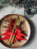 Sapin de Noël pour dressage de table - Rouge 4 pcs