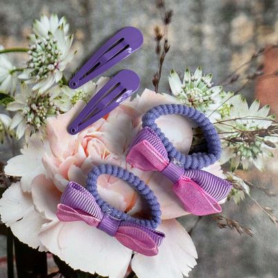 Ensemble d’accessoires pour cheveux Alma - Violet