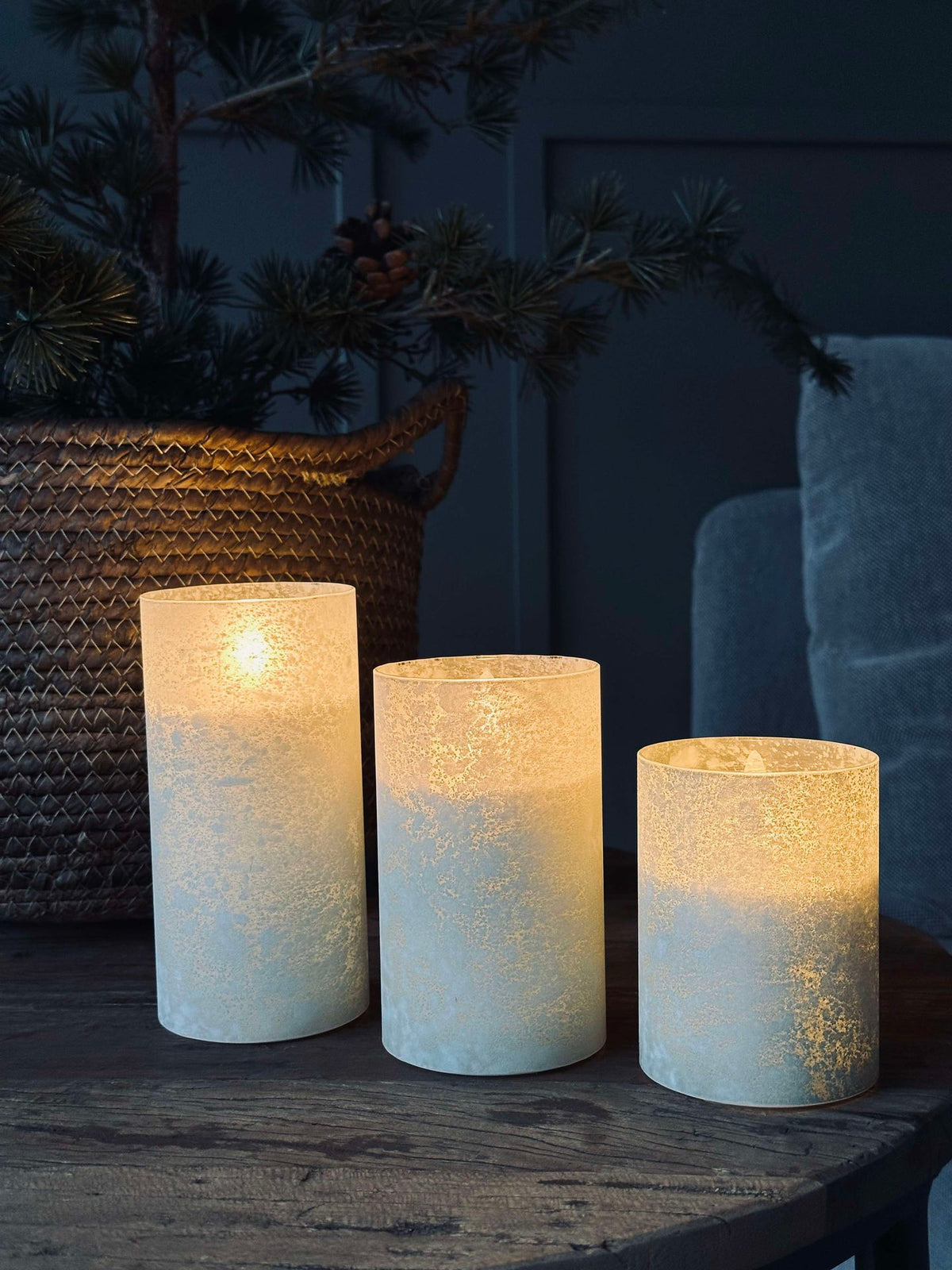 Lumière LED FROZEN - Menthe 3 pièces