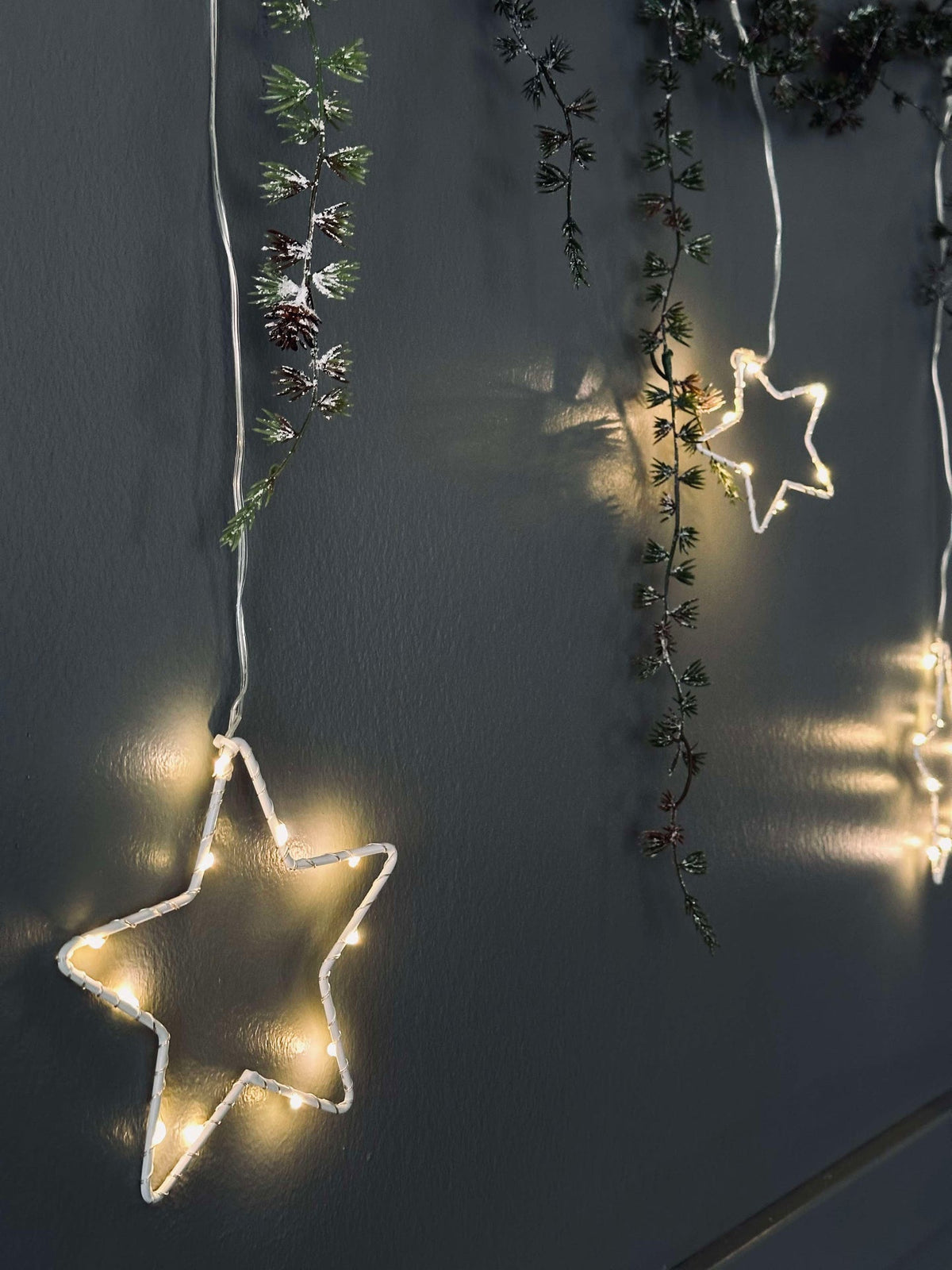 Guirlande lumineuse LED avec étoiles