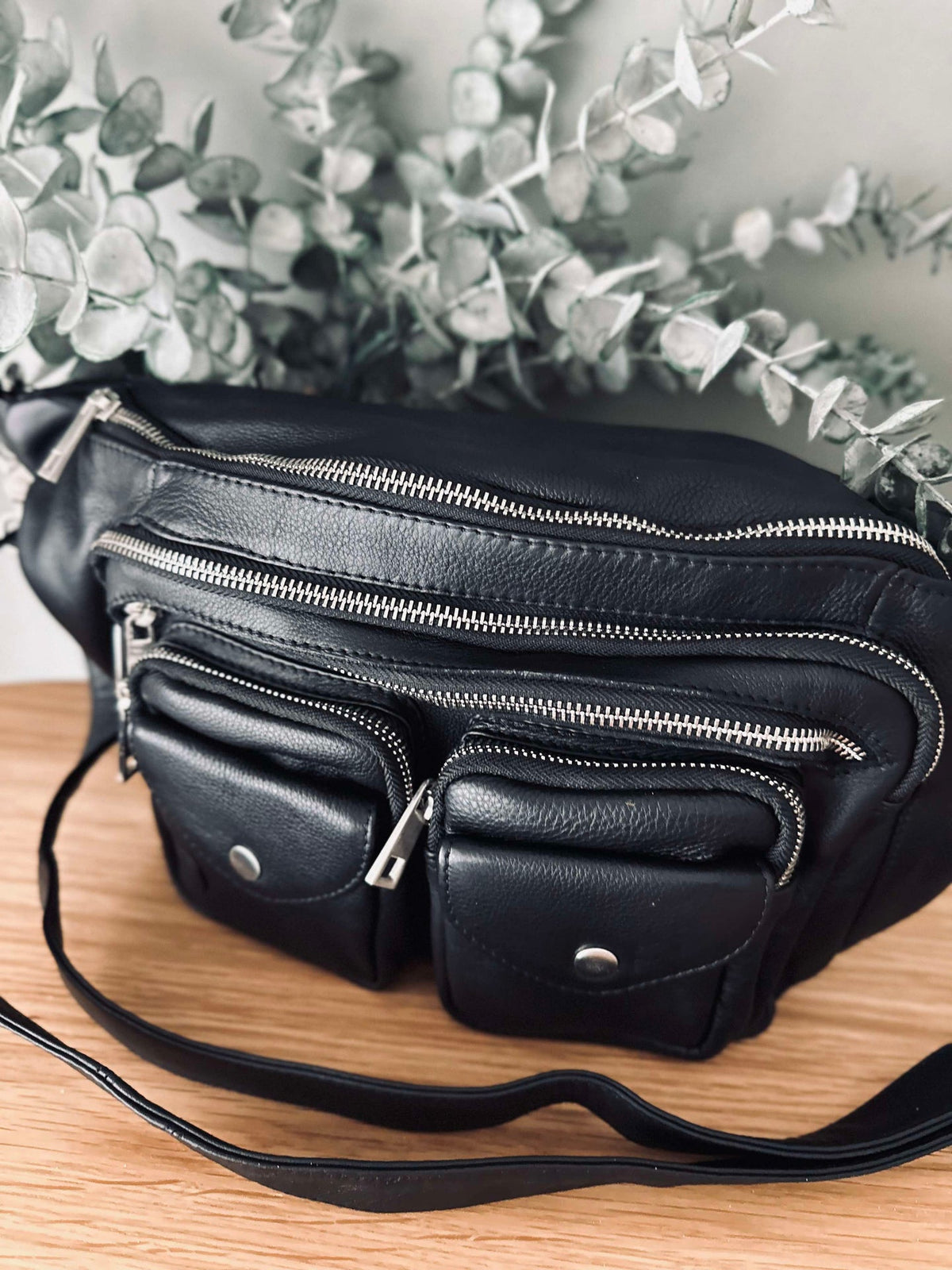Bumbag Big Deluxe - Black / Silver
