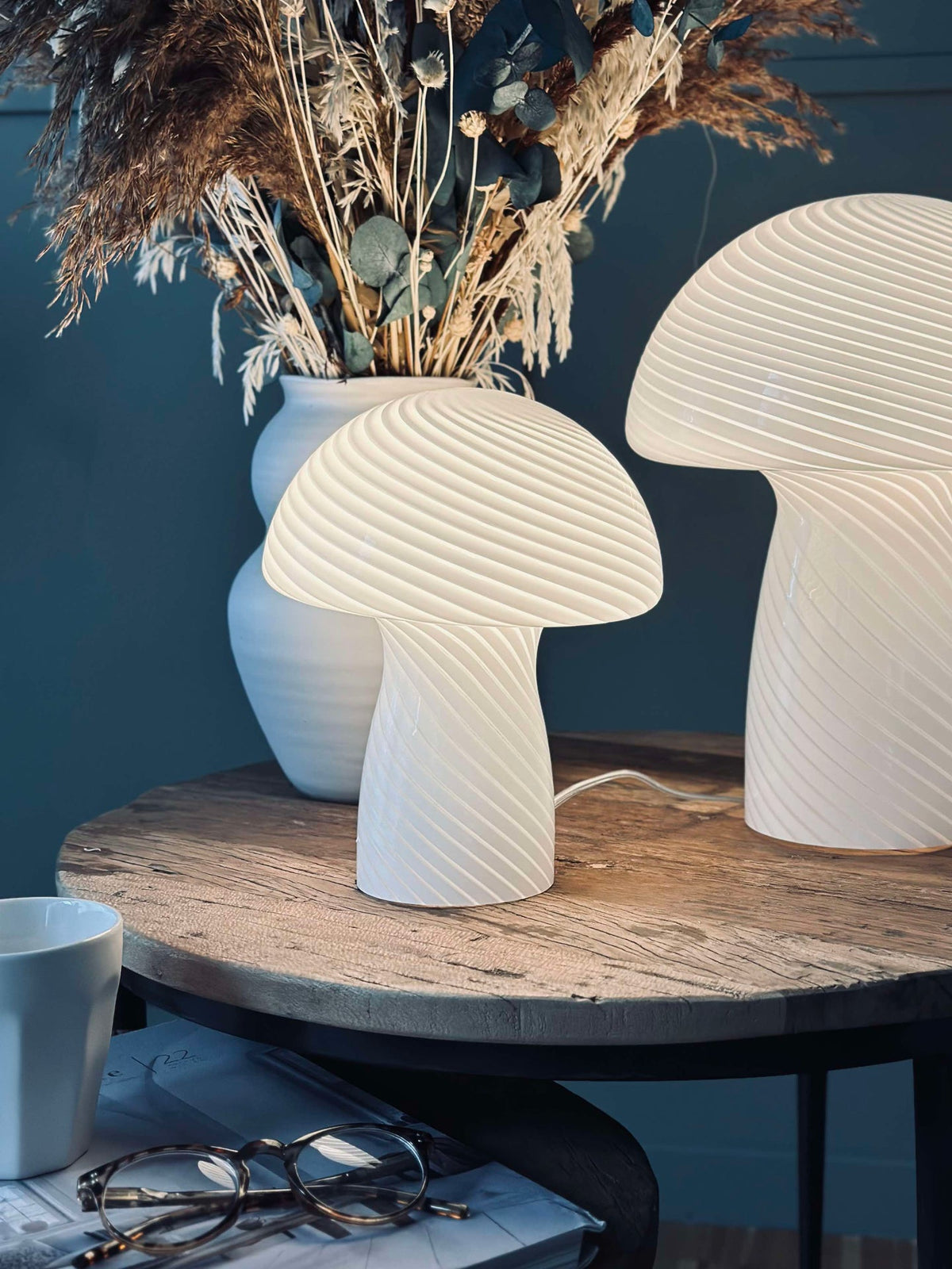 Mushroom Elsa - Blanc 24 cm