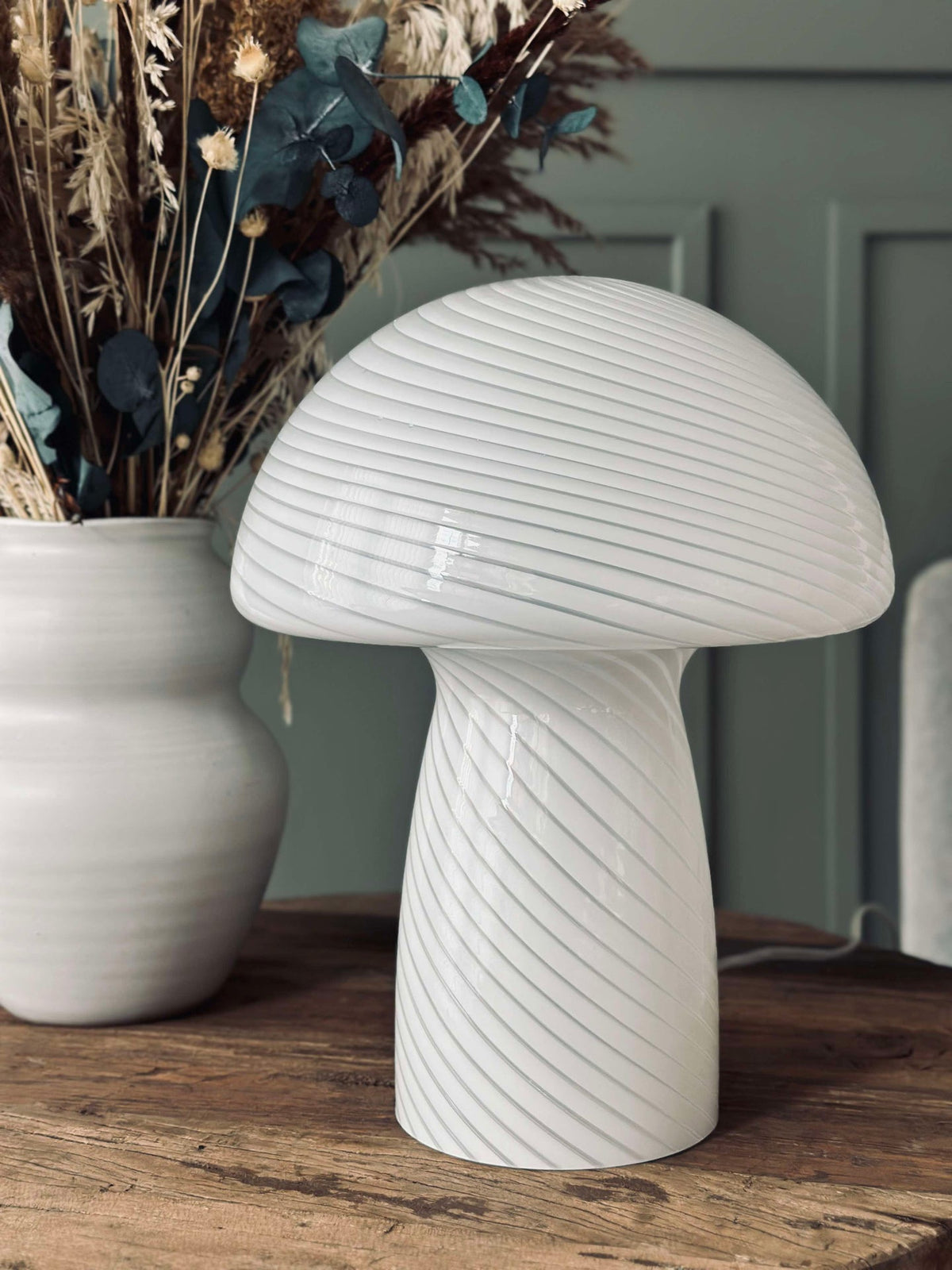Mushroom Elsa - Blanc 24 cm