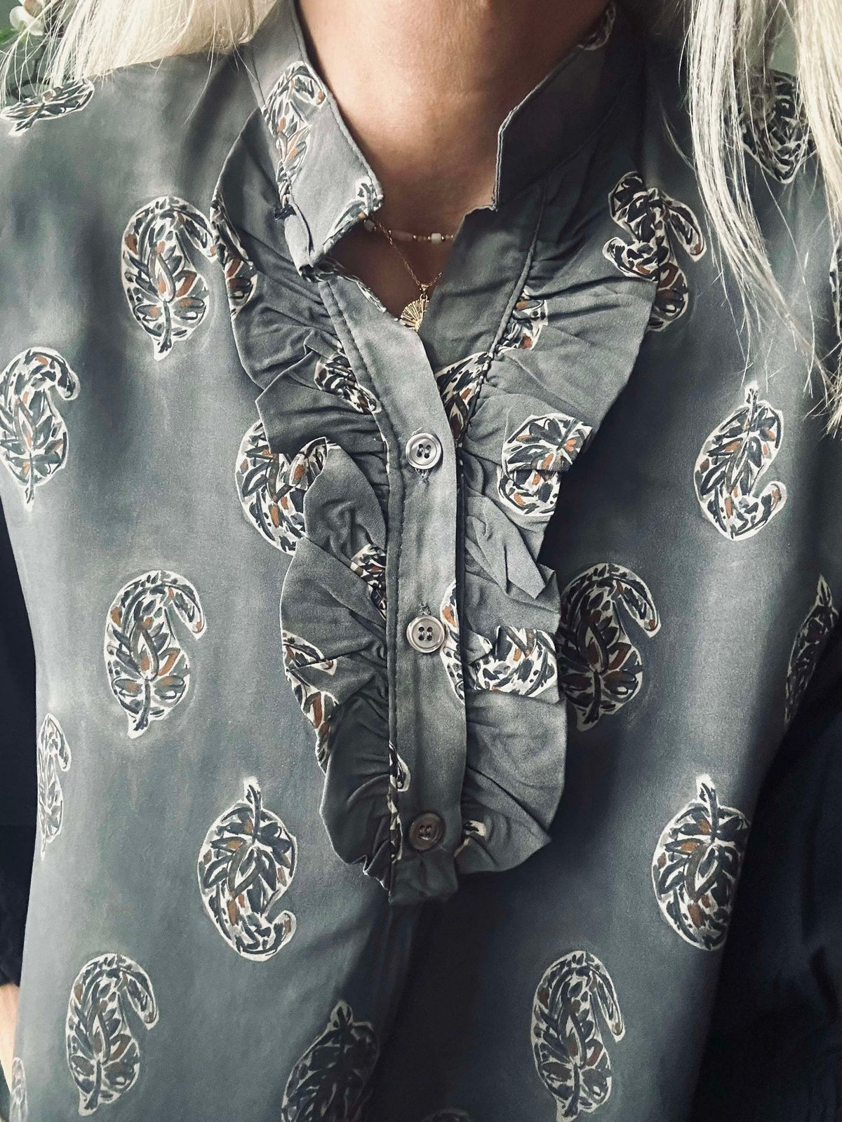 Blouse MdcUnnur - Grey Faded