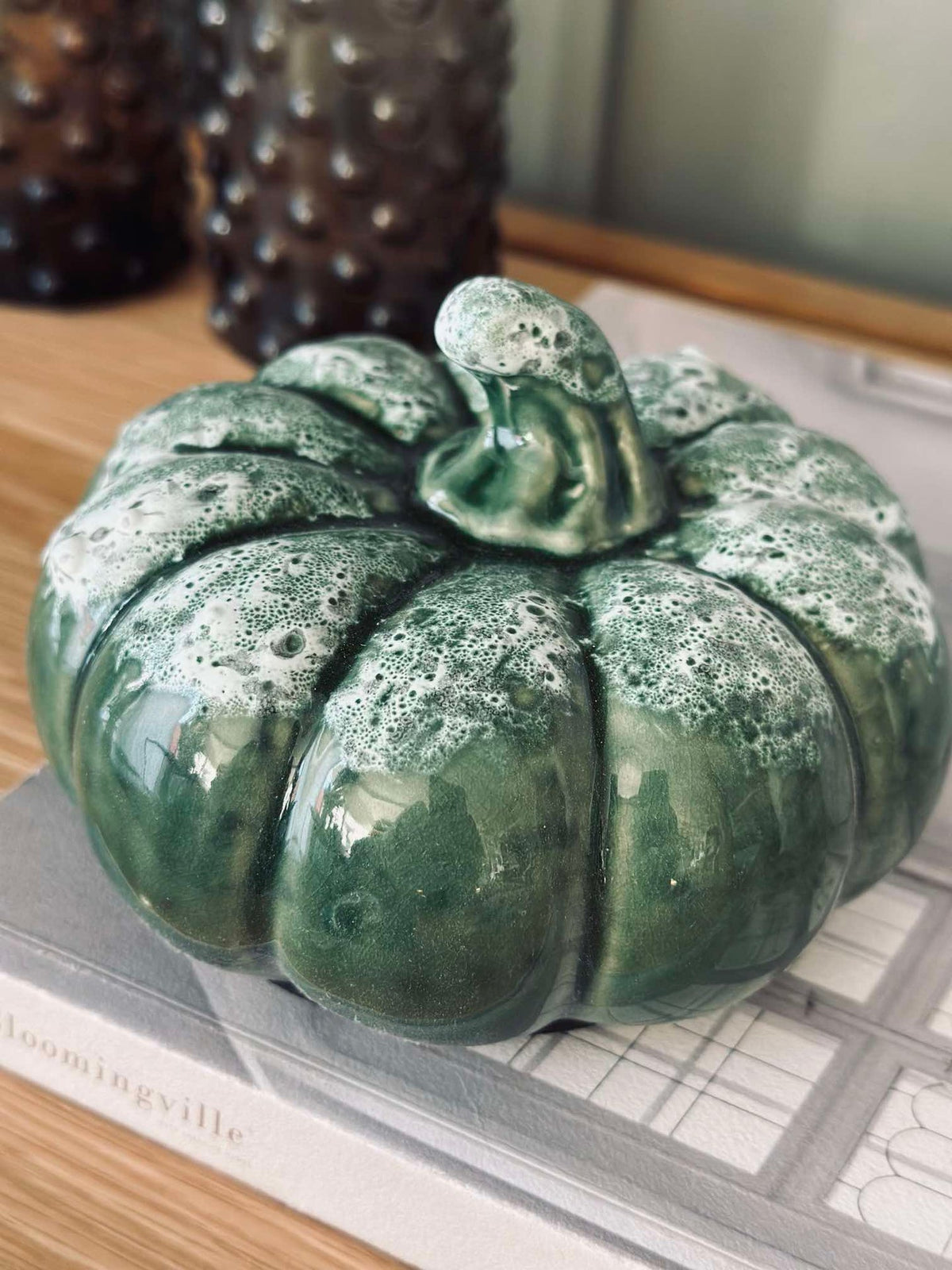 Citrouille small - Céramique verte